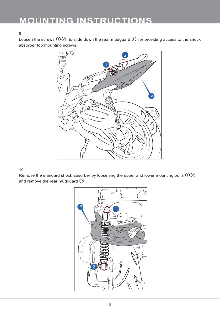 โช๊คหลังแต่ง Ohlins HO831 For Honda Click 150i ปี 2018-2021