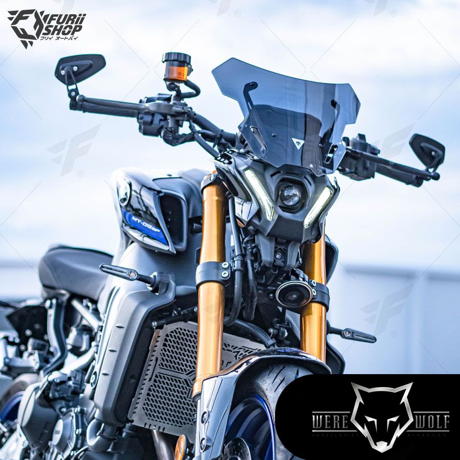 ชิลด์หน้า Were Wolf V-02 Gen 3 Smoke M531 : for Yamaha MT07 2018-2022
