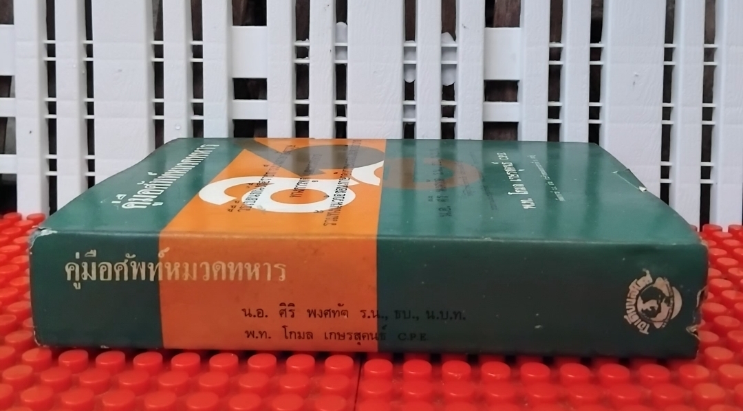 คู่มือศัพท์หมวดทหาร โดย พ.ท.โกมล เกษรสุคนธ์ มี 21หมวดคำศัพท์ วิธีการเขียนหนังสือราชการและแนวข้อสอบ+เฉลย มือ1