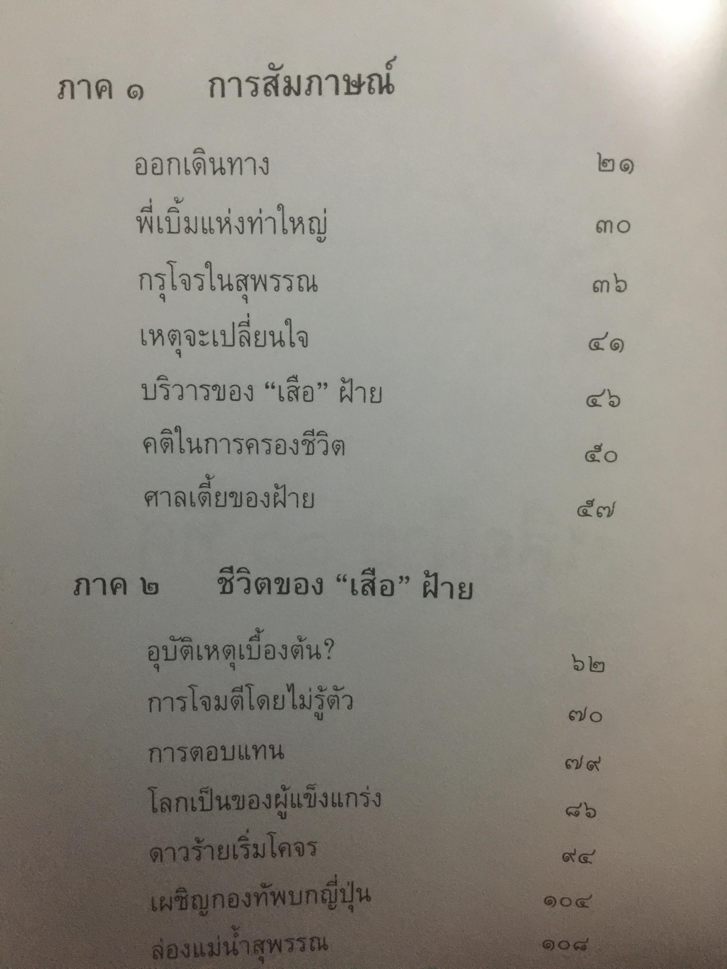 เสือฝ้าย 10 ทิศ. ผู้เขียน นายฉันทนา (มาลัย ชูพินิจ) 0 กก.