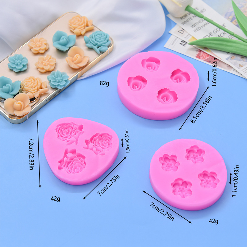 แม่พิพม์ซิลิโคน พิพม์วุ้น พิมพ์ฟองดอง พิพม์อาหลัว พิพม์ขนม ดอกไม้