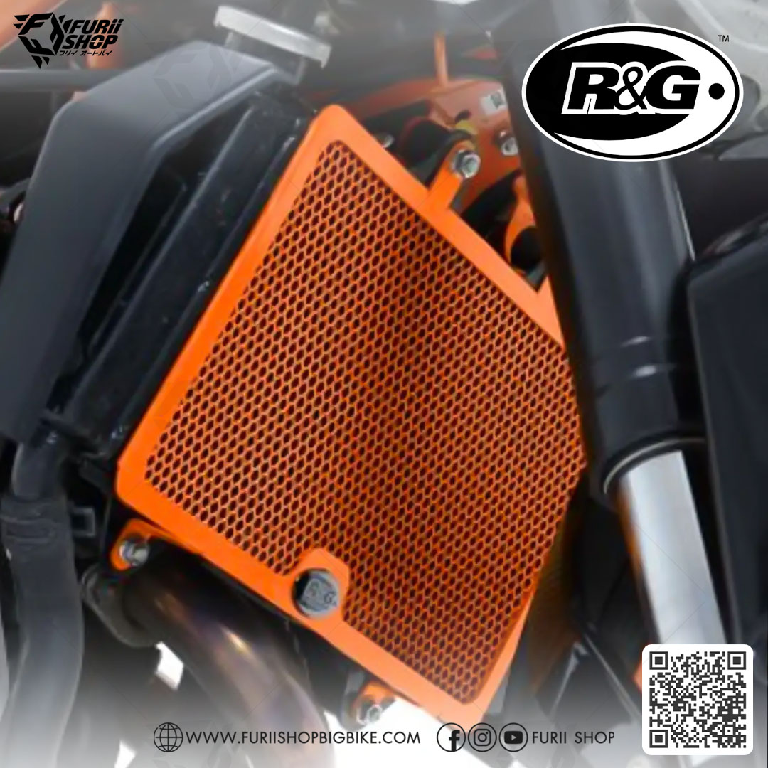 การ์ดหม้อน้ำ R&G Radiator Guard : for KTM RC 125/200/390