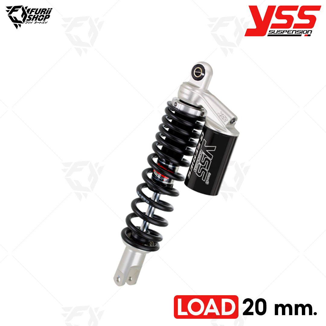โช๊คหลังแต่ง YSS G-SERIES Gold Edition Smooth LOAD 20 mm. (OC302-320T-11-888) : for Honda Click 160 '22
