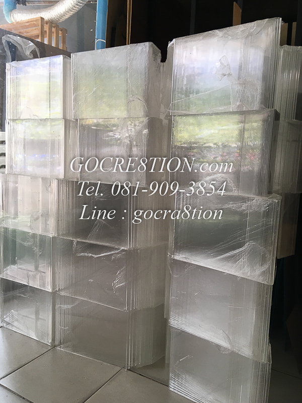 งาน อะคริลิค แปรรูป ตามแบบ April 2018 by GO CREATION