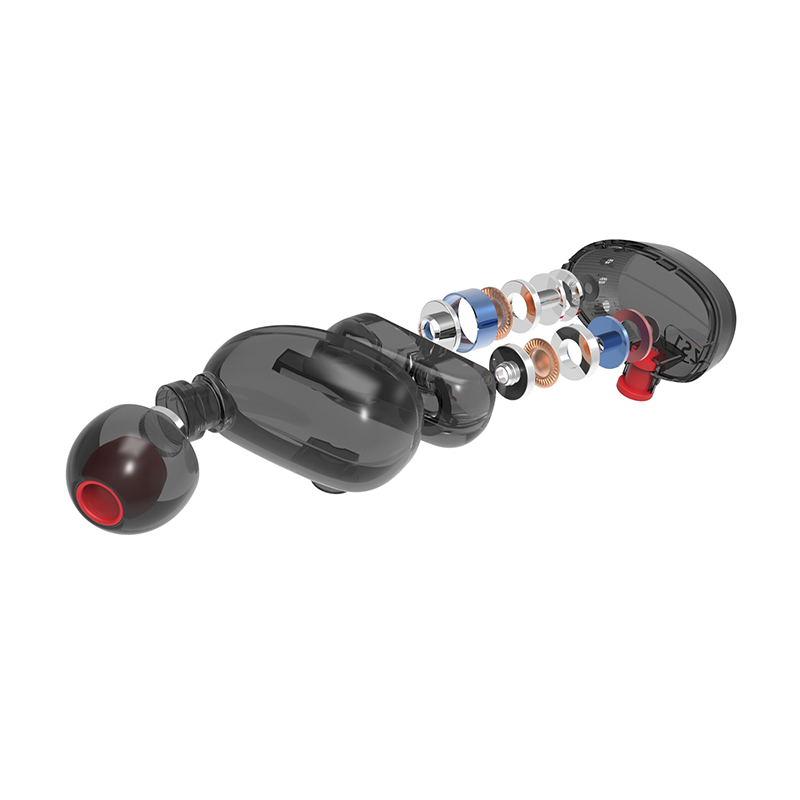 ขาย KZ ZS1 หูฟังมีไมค์ 2ไดร์เวอร์ระดับ Hi-Fi พร้อมสาย 108 coreแบบ LC-OFC