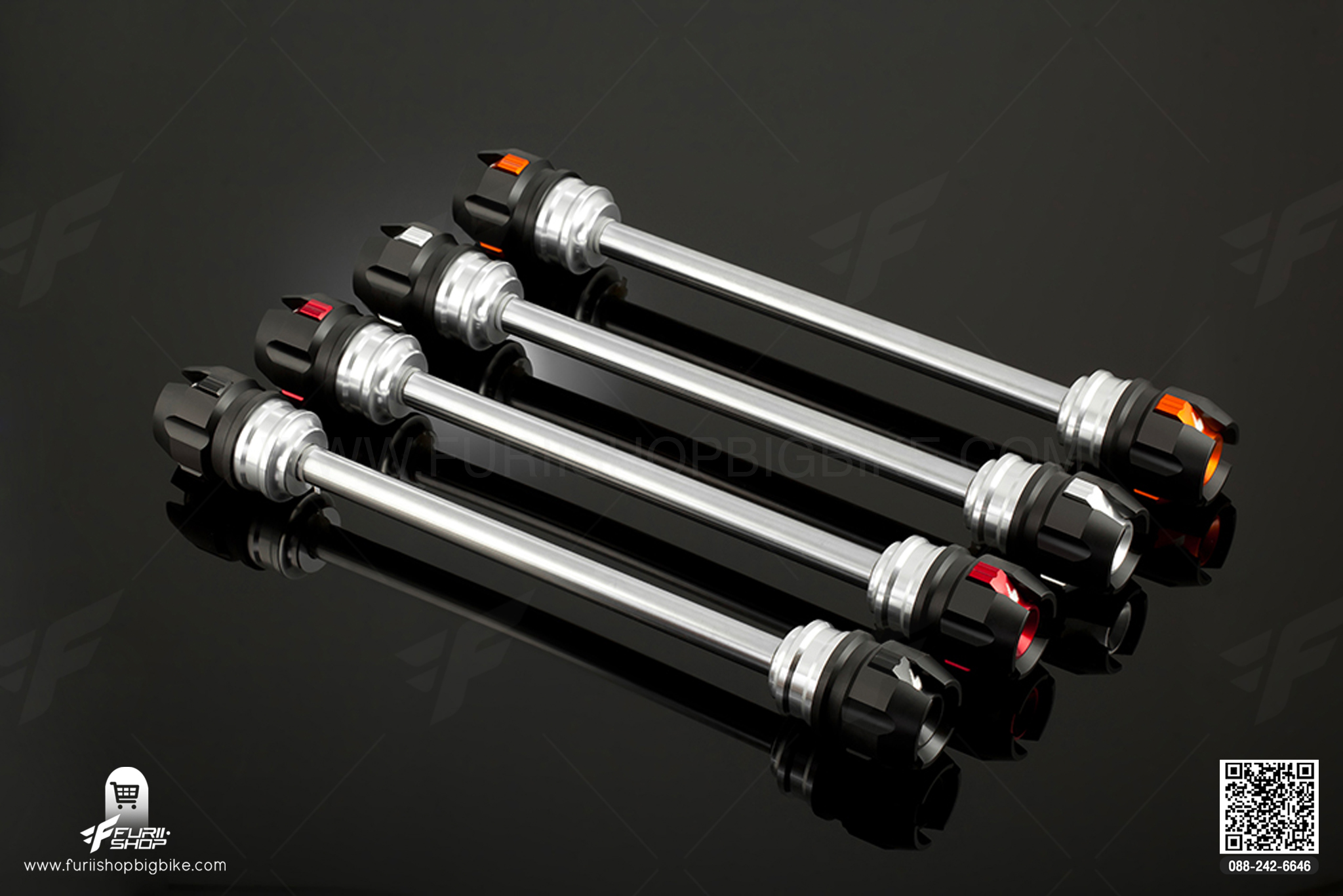 ชุดกันล้มล้อหลัง (Rear Wheel Axle Protection) Kawasaki Versys 650 ABS (2015-2018)