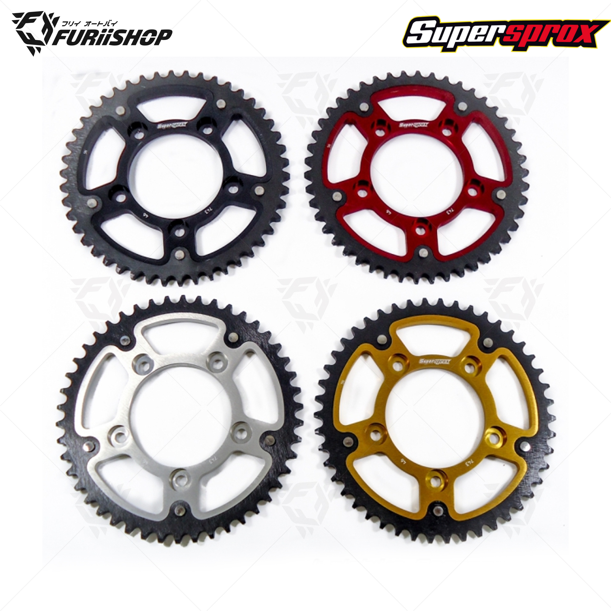 สเตอร์ SUPERSPROX DUCATI SCRAMBLE For : SCRAMBLE 400/800