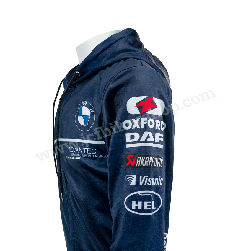 เสื้อฮู้ดมอเตอร์ไซค์ เสื้อฮู้ดบิ๊กไบค์ ผ้าCoolmax แห้งไวสีไม่ซีดไม่ยับ โมโตจีพี TYCO BMW Motorrad