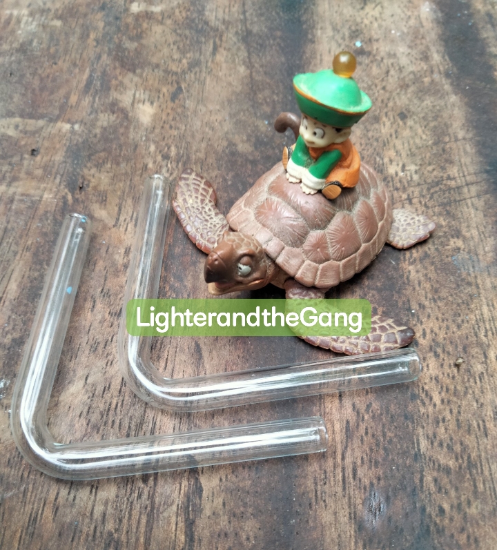 หลอดทดลองวิทยาศาสตร์ หลอดงอและยางยึด