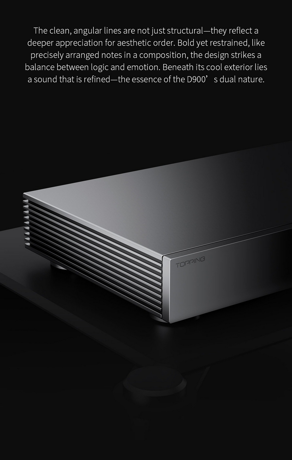 Topping D900 DAC ตั้งโต๊ะระดับเรือธงพิเศษ สุดยอดเทคโนโลยี 1-bit PSRM เสียงที่ใสสะอาด สมจริง ประกันศูนย์ไทย
