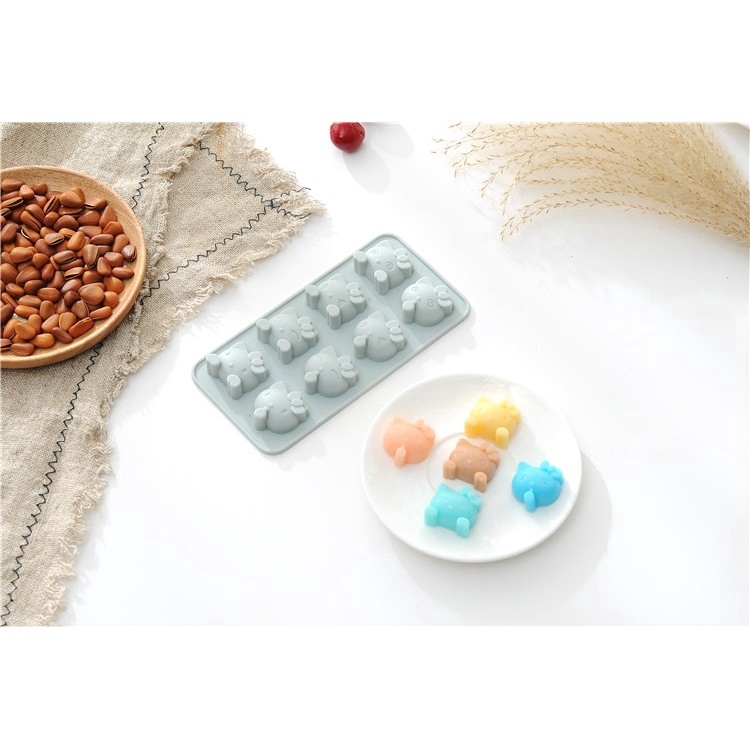 แม่พิมพ์ซิลิโคน แมว ุ6 ช่องเล็ก