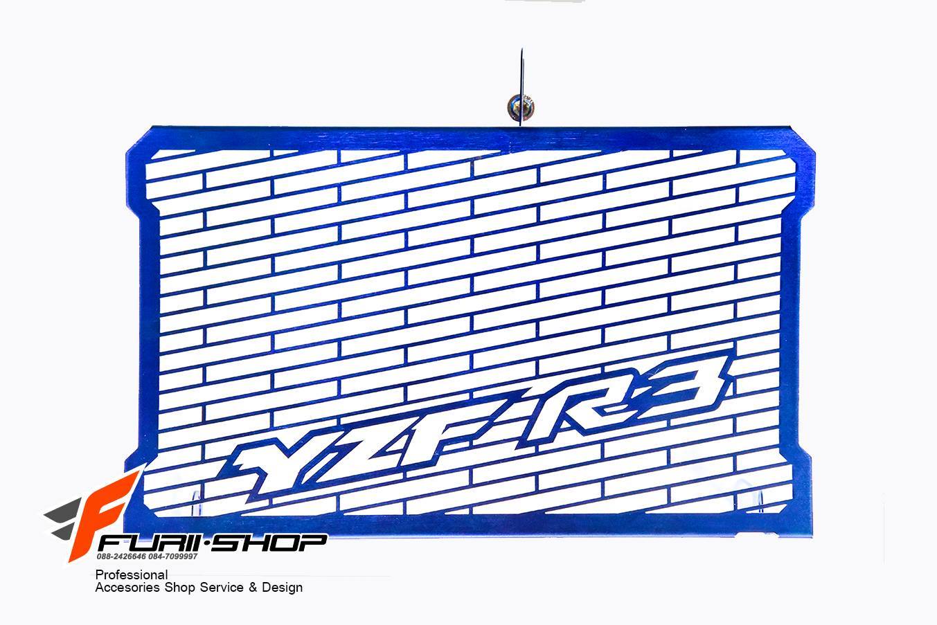 การ์ดหม้อน้ำ สำหรับ Yamaha R3 ไดร์ไทเทเนี่ยม