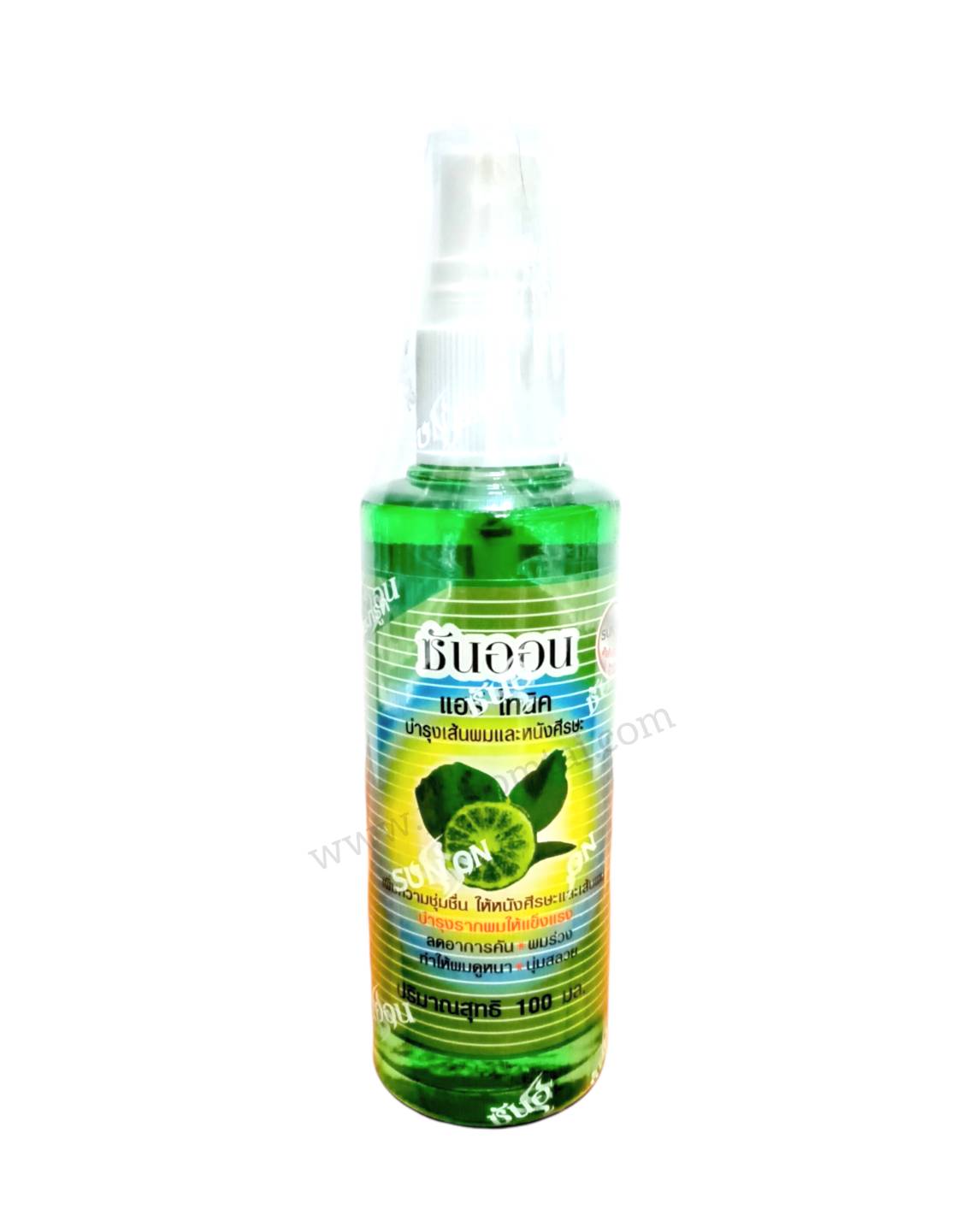 ซันออนมะกรูด 100 มล.(สเปรย์) ราคา 80 ฿ ( 6 ชิ้น ส่ง 75 ฿)
