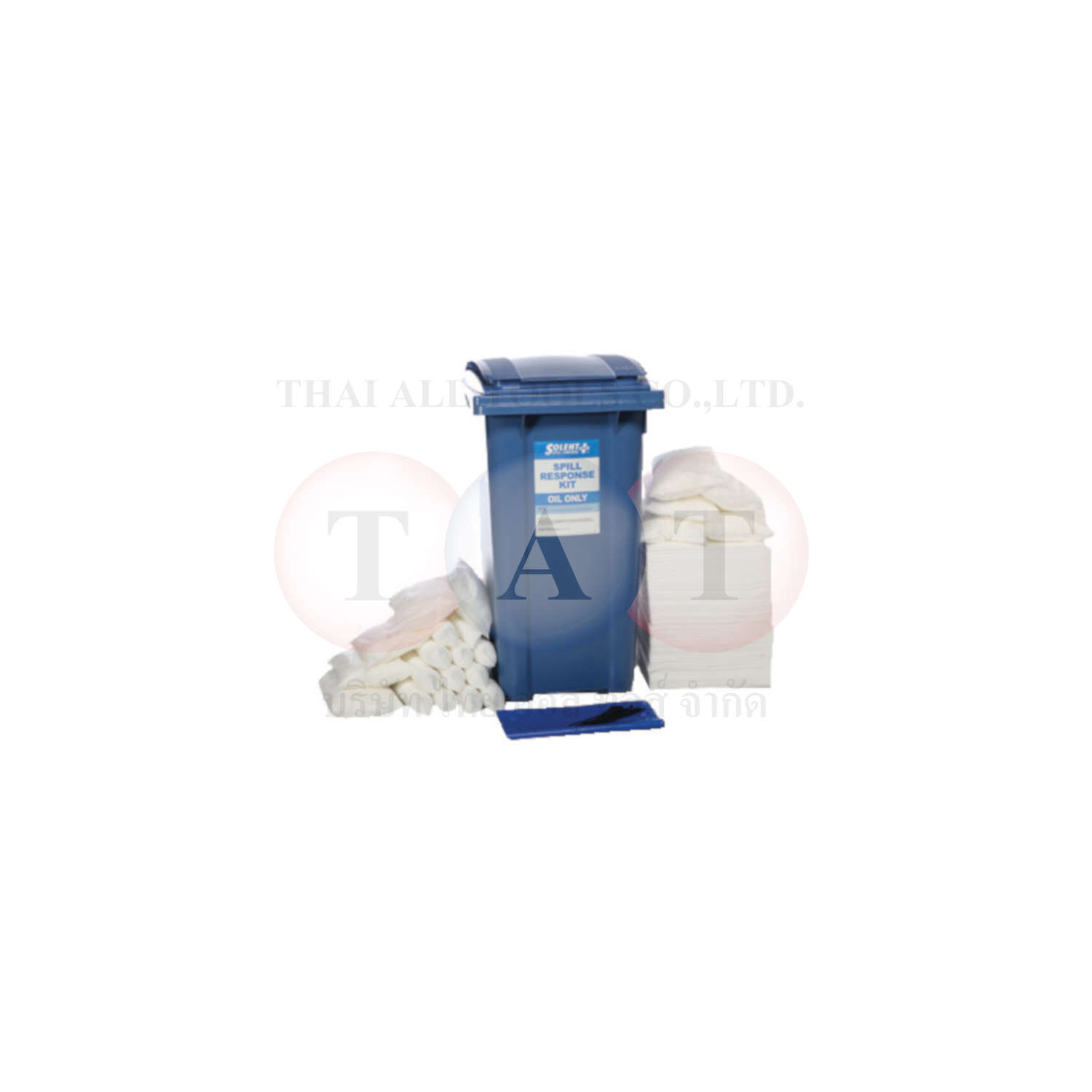 Solent Spill Control.Spill Kit S+ Oil Only Wheeled Bin 240L