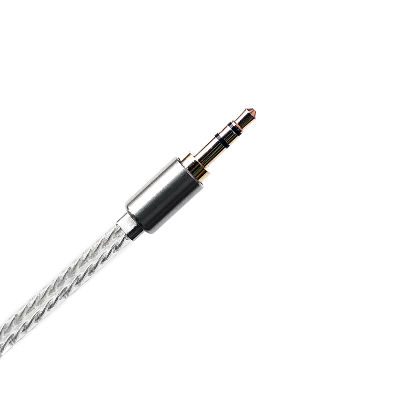 (สินค้ามีตำหนิ) DD BC50B สายอัพเกรดทองแดงชุบเงินถัก 7N OCC ยาว 50CM