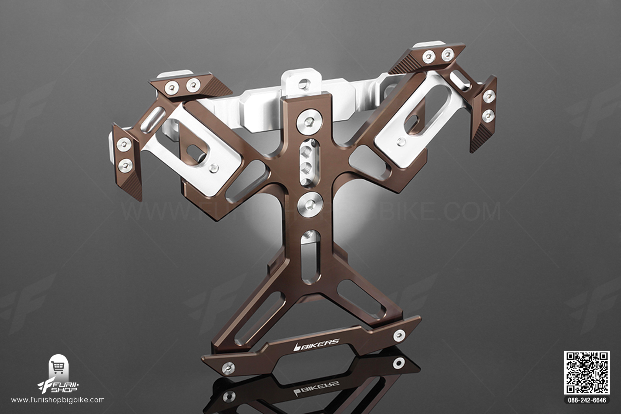 กรอบทะเบียน Rear License Support Bikers คาวาซากิ Kawasaki Ninja650, Z650, Versys650 2015-2020