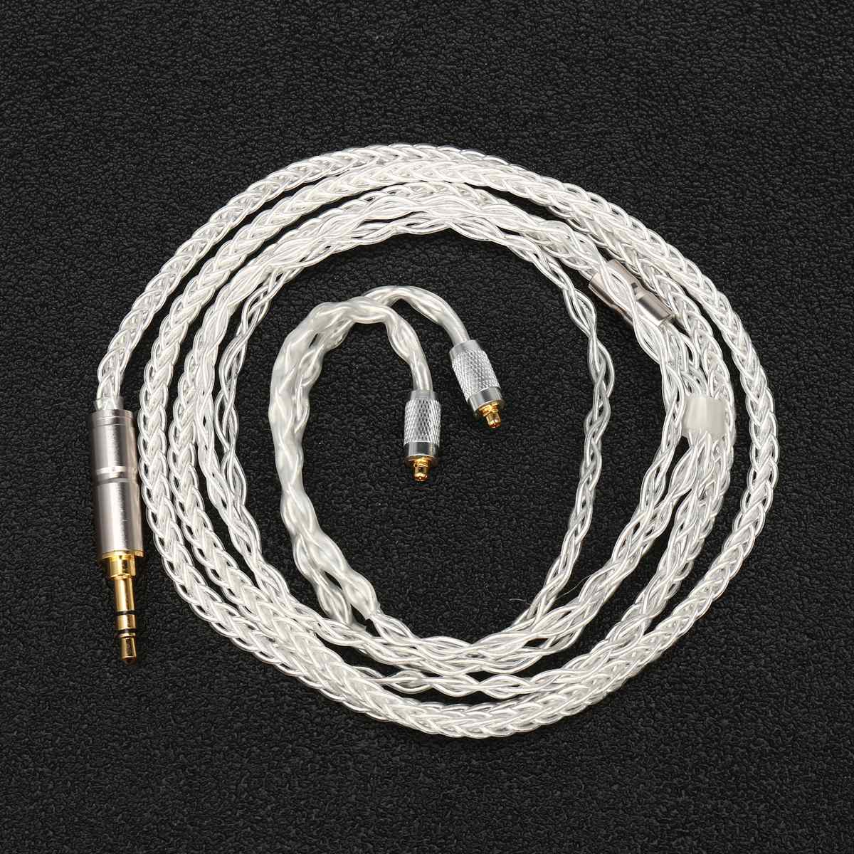 ขาย BGVP 6N Silver สายอัพเกรดหูฟัง ทองแดงชุบเงิน ถัก 8 ระดับ 6N