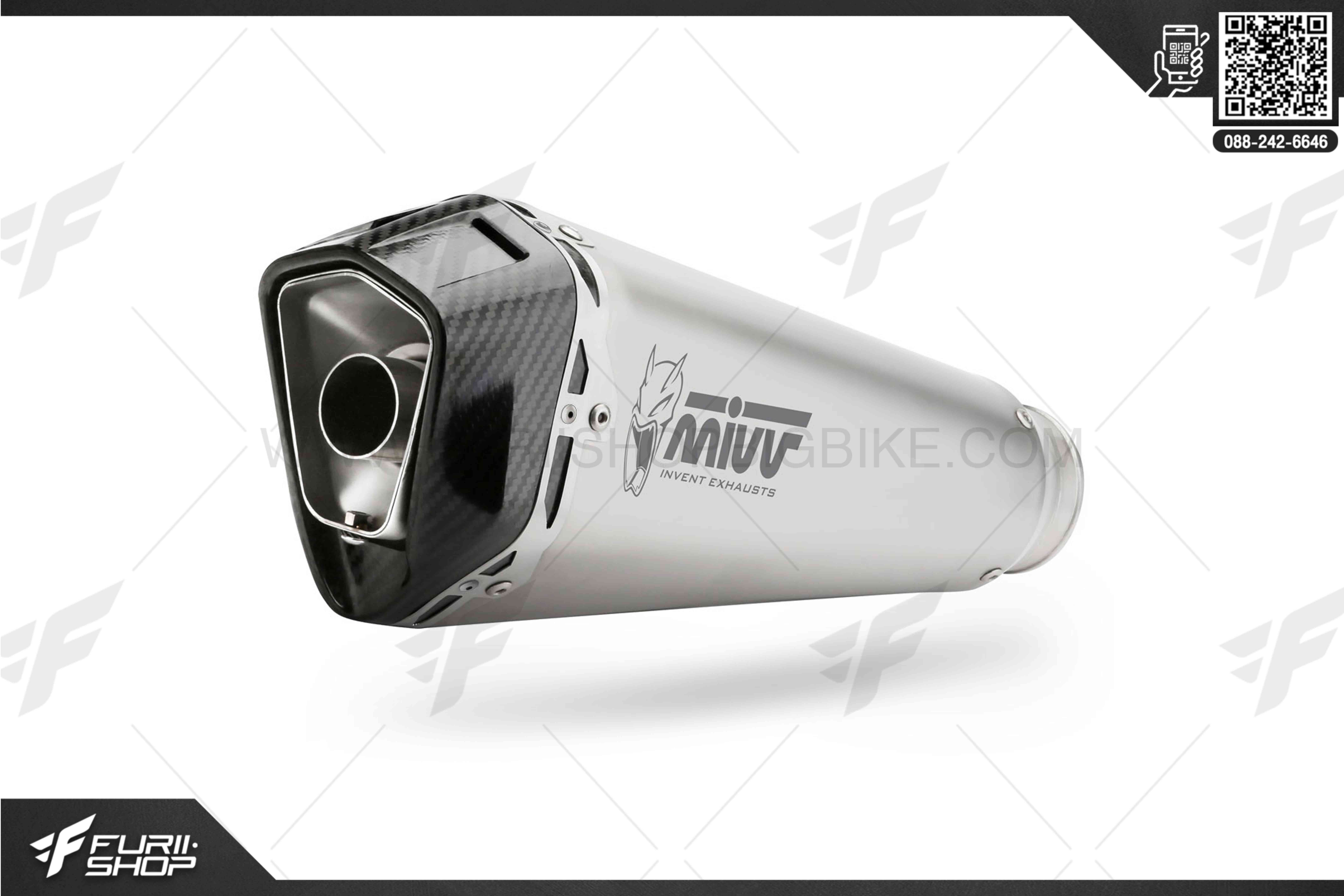 ท่อมอเตอร์ไซค์ MIVV FOR KAWASAKI Z900 DELTA RACE ST STEEL CARBON CAP ท่อแต่ง ท่อสูตร ท่อบิ๊กไบค์ ท่อBigbike ท่อไอเสีย
