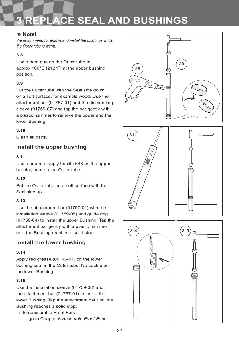 โช้คหน้า OHLINS FGR252 FOR Yamaha YZF R6 2017-2024