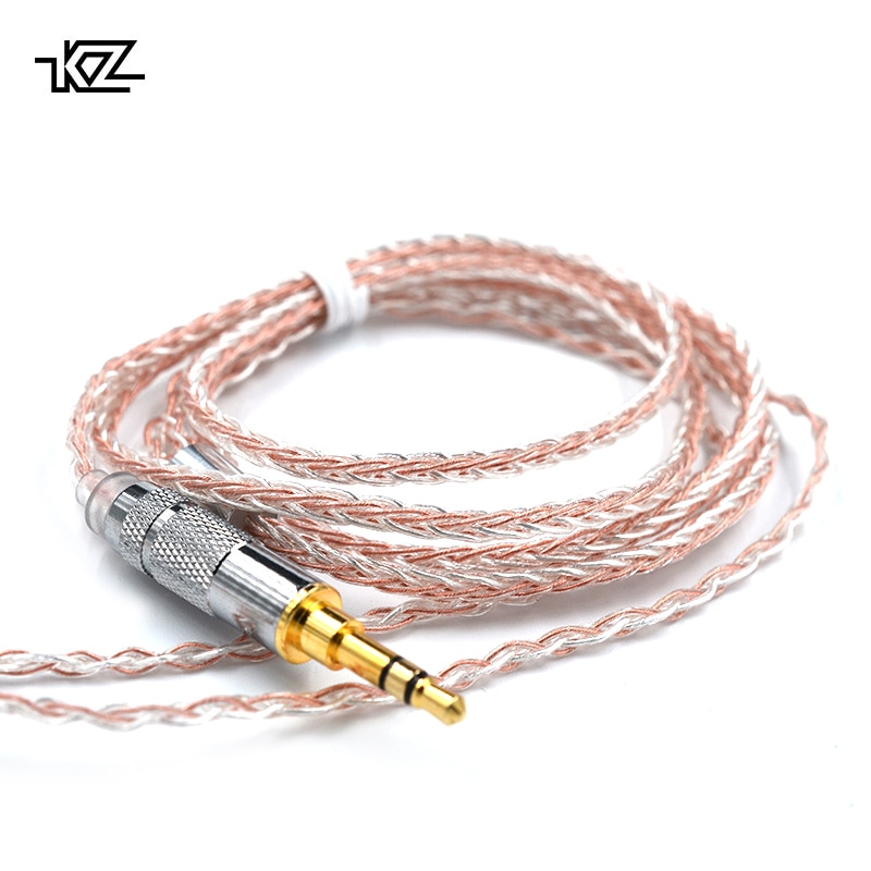 ขายสาย KZ Premium PLUS สาย OFC ทองแดงผสมเงินถัก เพิ่มคุณภาพเสียง