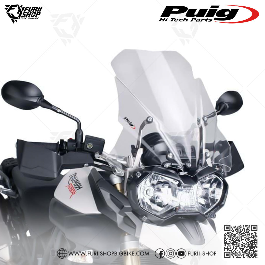 ชิลด์หน้า Puig Windshield Touring : for Triumph Tiger800 2011-2017