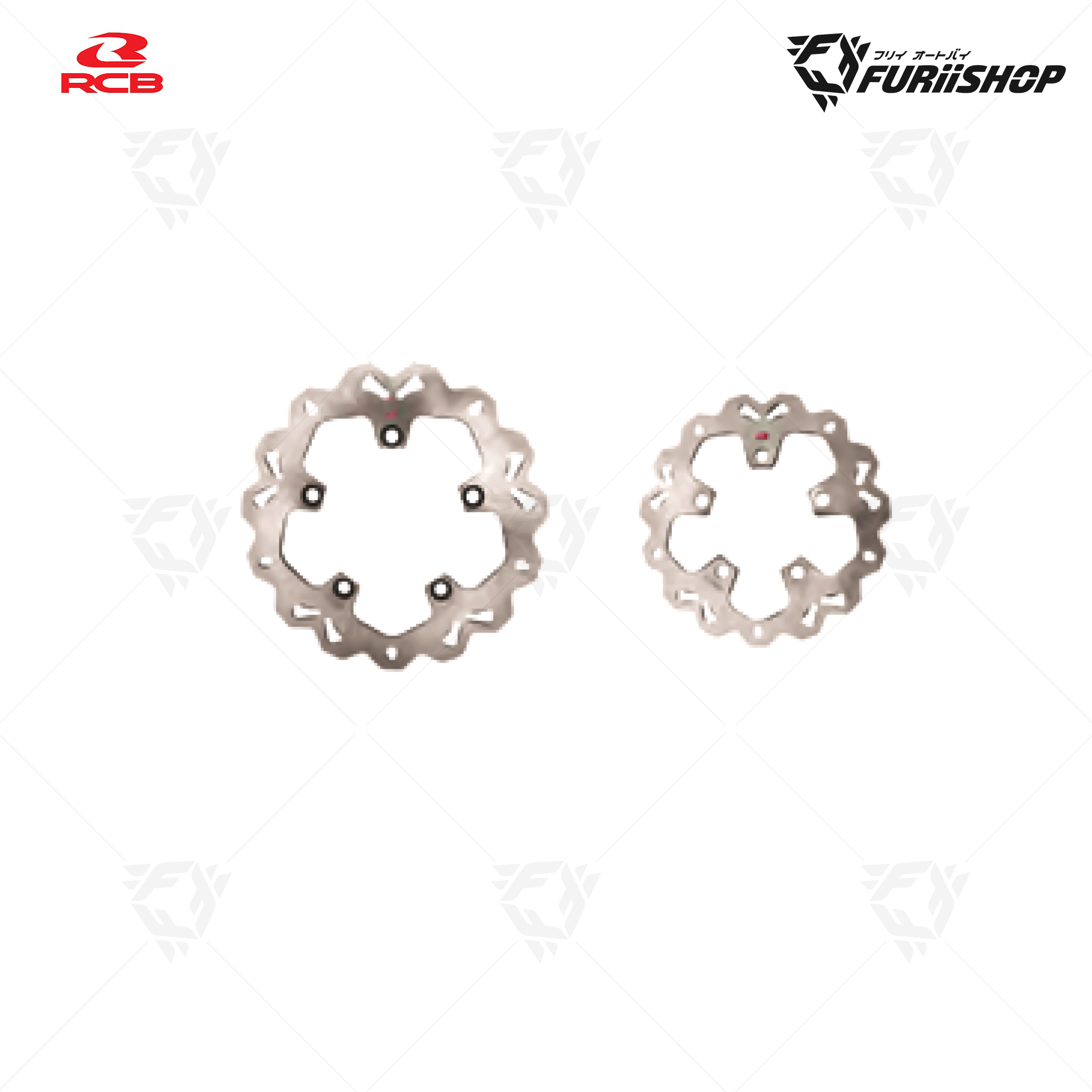 RCB (racingboy) จานเบรค E Series Exciter หน้า,หลัง 01D0476Z 01D0477Z