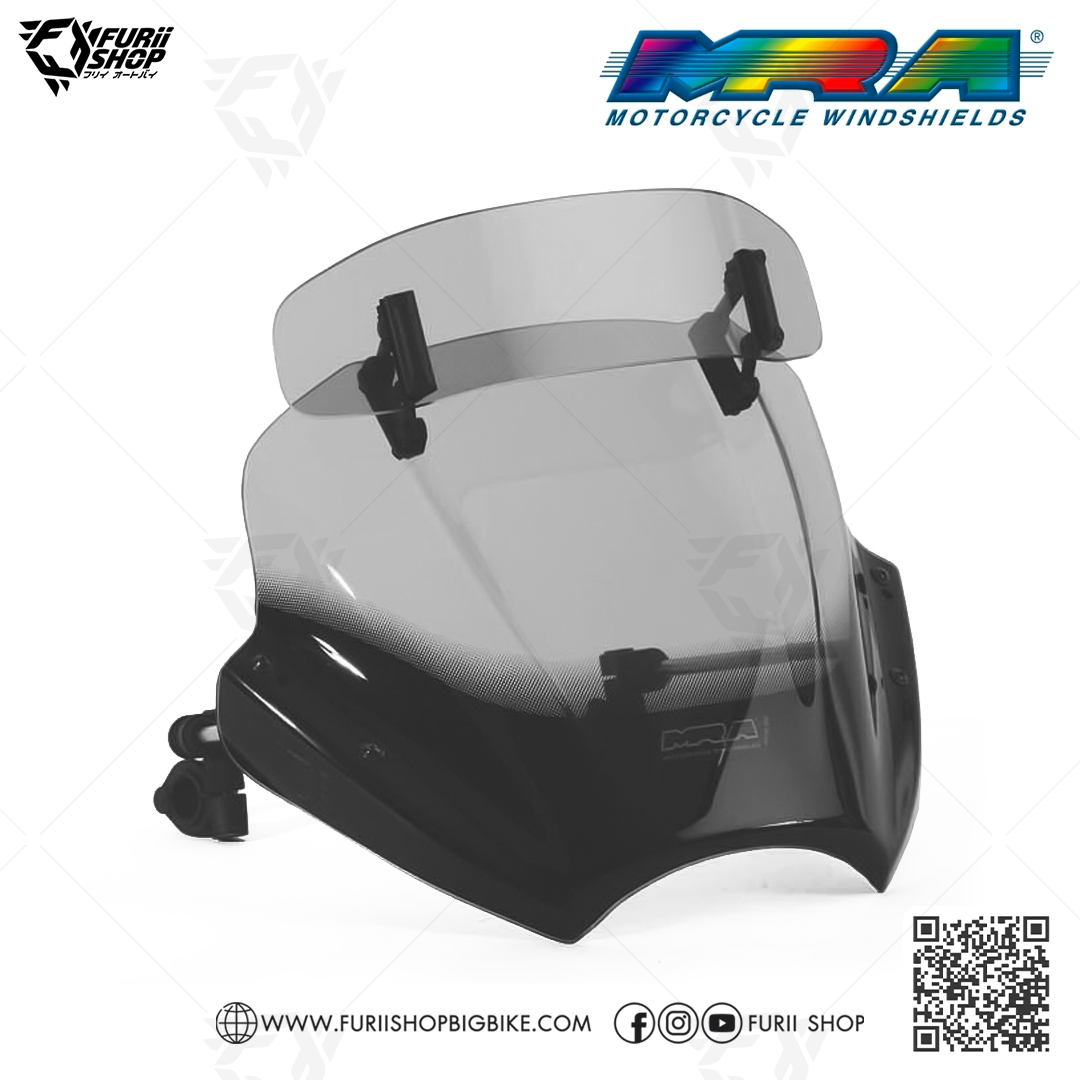 ชิลด์ MRA Windshield 2 Steps : for Ducati Monster 1200 14-16/17-19/R Monster821 14-17 / 18-19
