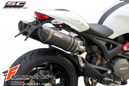 ท่อ SC PROJECT OVAL Carbon for Ducati Monster795-796
