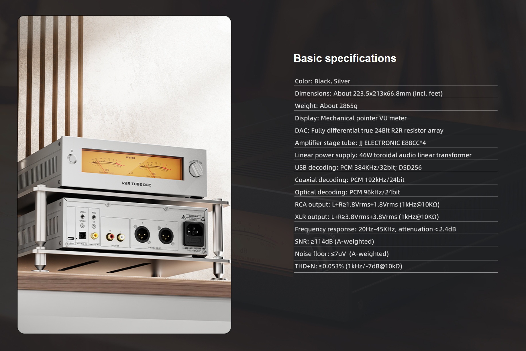 FiiO WARMER DAC/AMP แบบ R2R ที่มี Tube Buffer สำหรับระบบเสียง Hi‑Fi ประกันศูนย์ไทย
