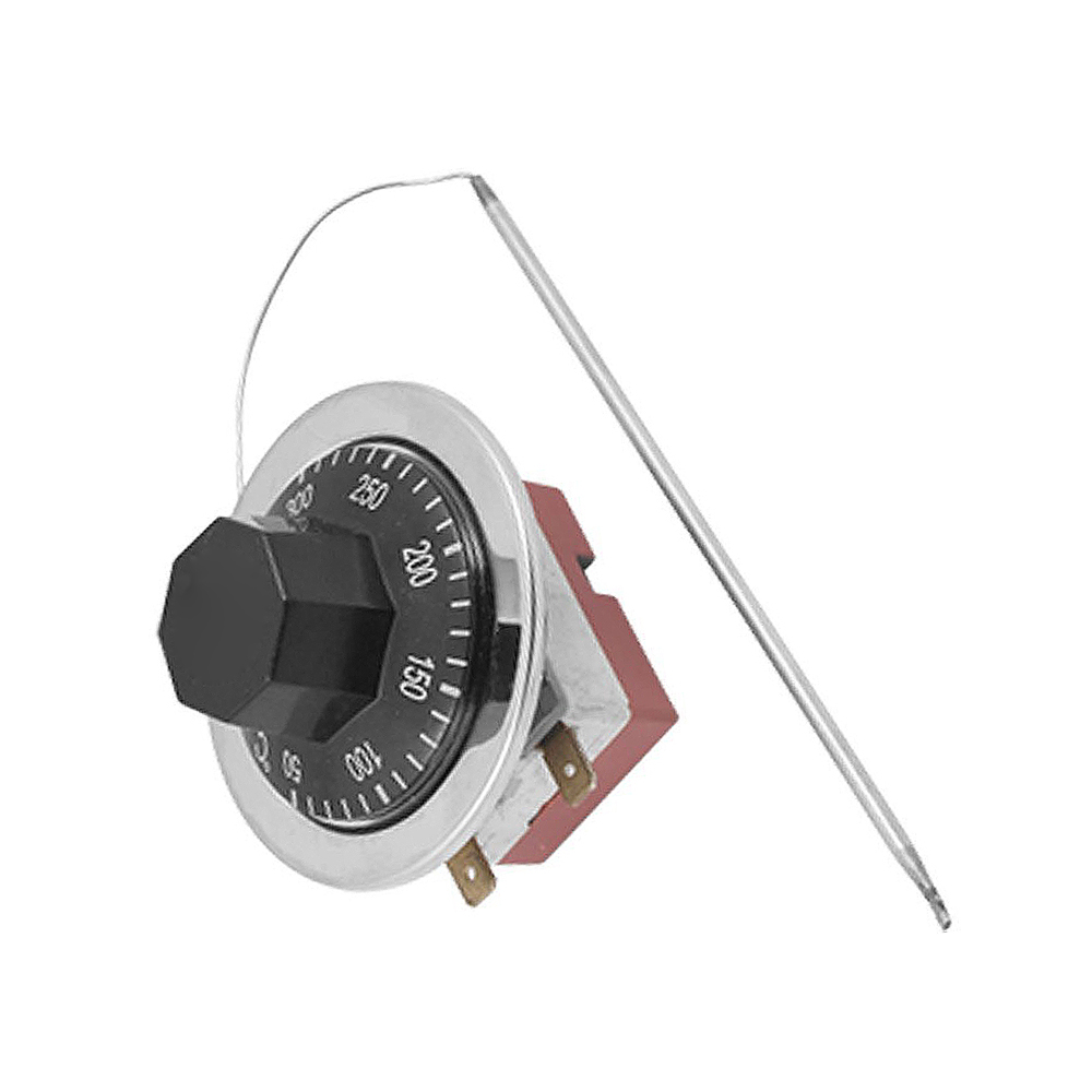 ตัวควบคุมอุณหภูมิปุ่มปรับ50ถึง300องศาเซลเซียส/50 to 300 degrees NC capillary thermostat temperature control
