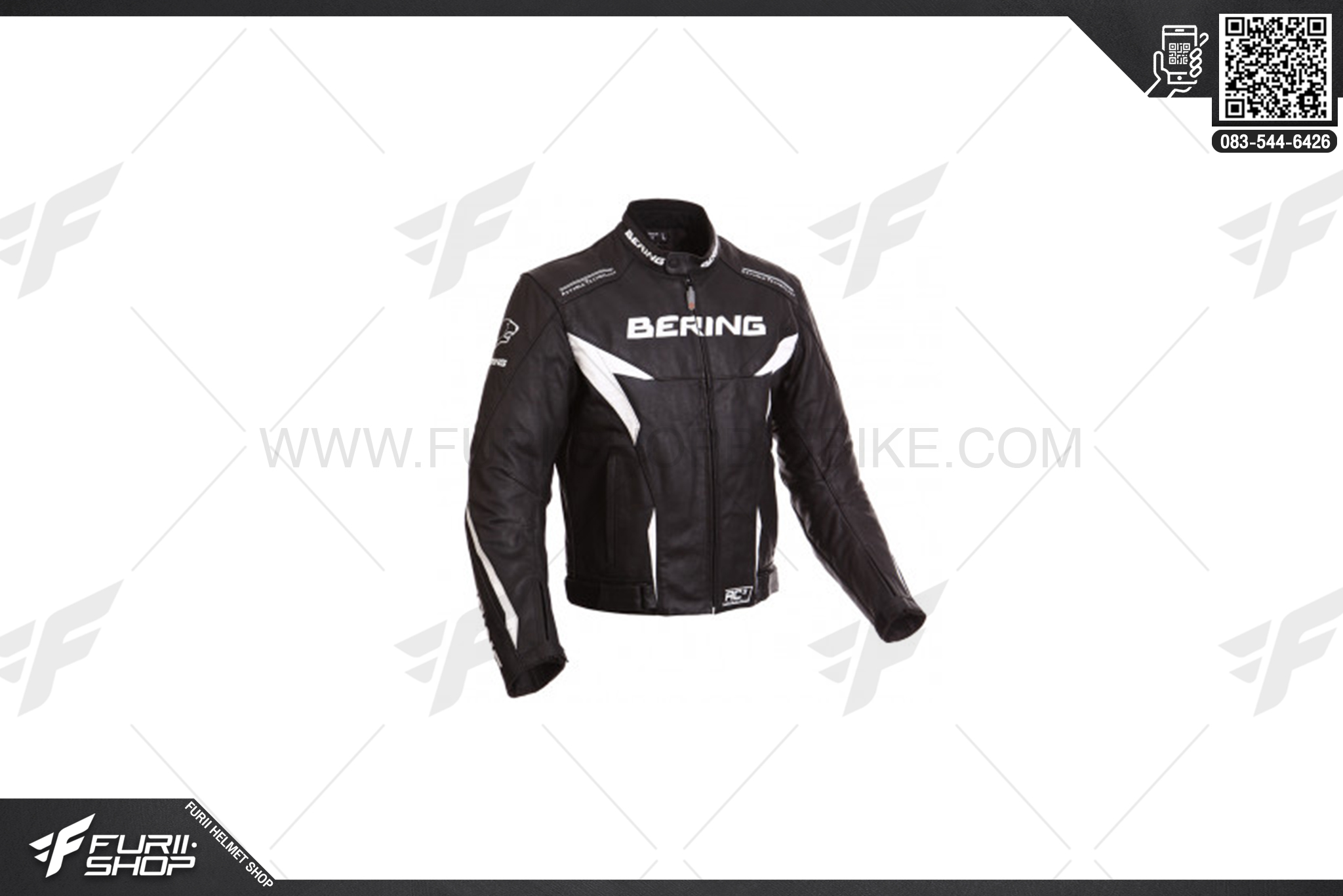 เสื้อแจ็คเก็ต Bering Fizio Black/White