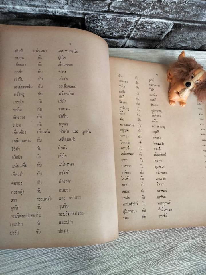 การใช้คำที่มีความหมายใกล้เคียงกัน