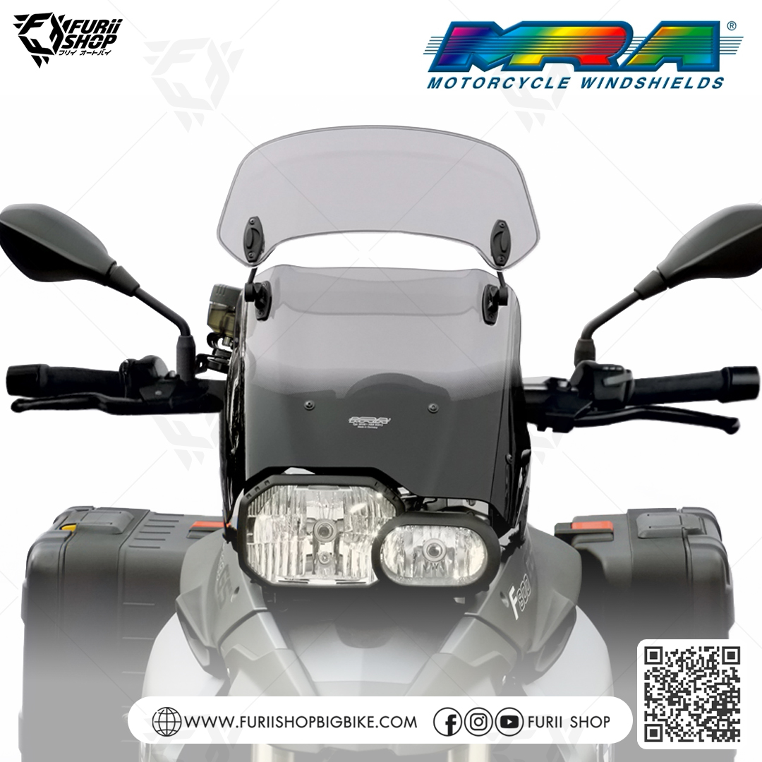 ชิลด์ MRA WindShield 2 Steps for BMW F800GS 08-18 / F700GS