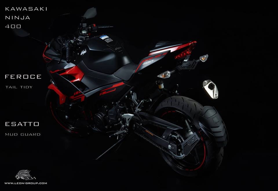 กันดีด Mud Guard: Leon Esatto สำหรับ Kawasaki Ninja400