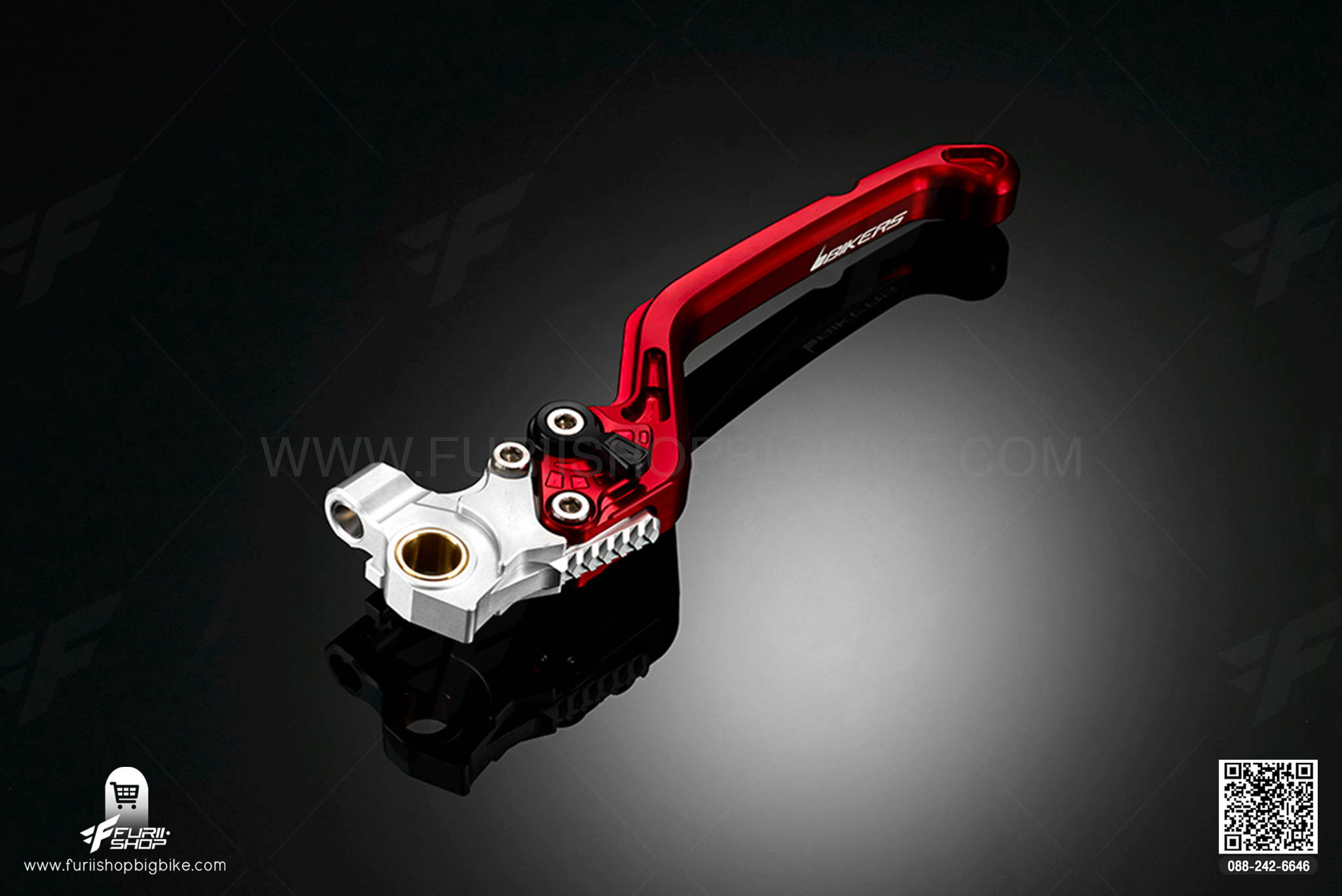 ก้านครัช สีแดง Premium Adjustable Clutch Lever แบบพับไม่ได้ Ducati MONSTER795-796