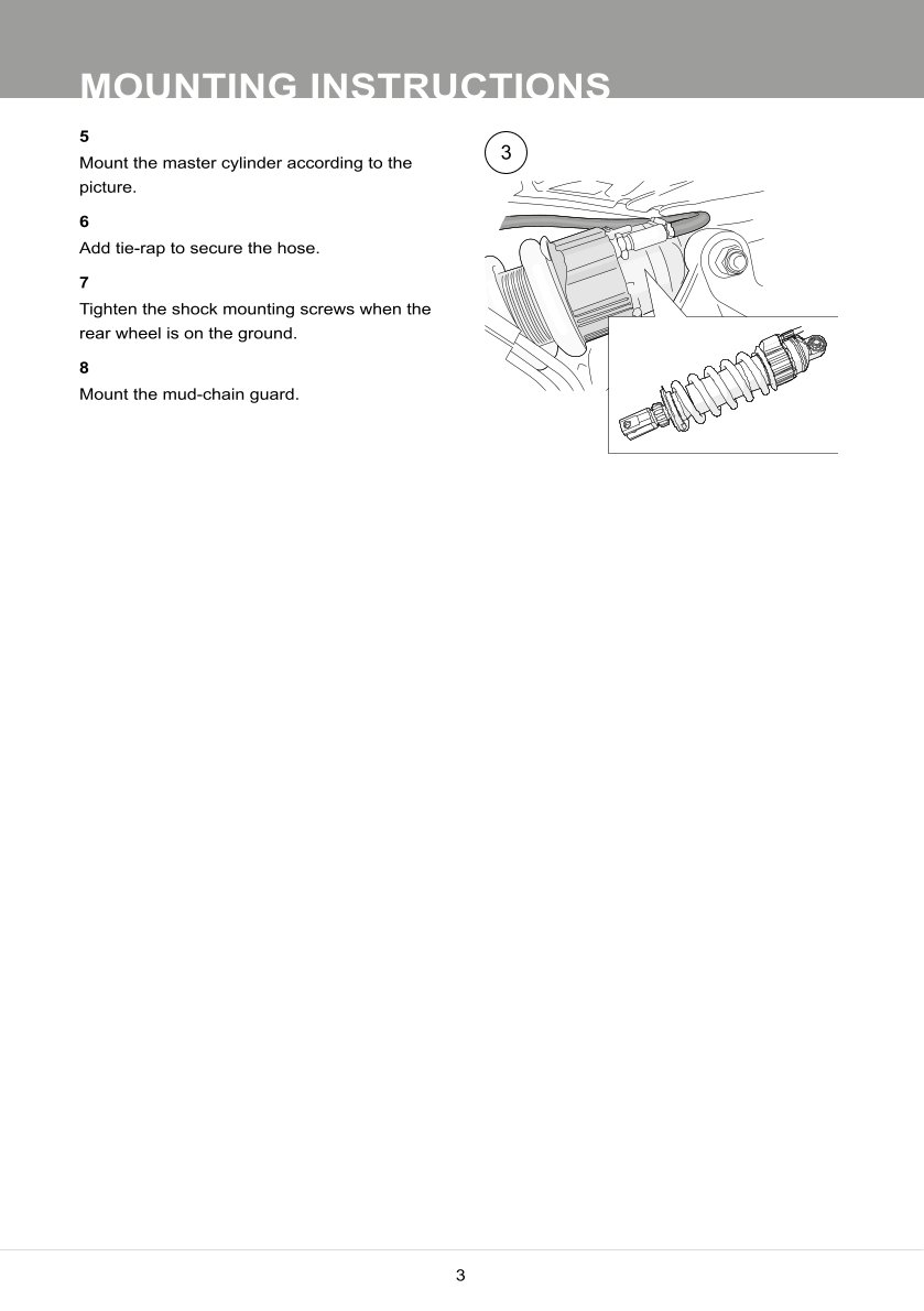 โช๊คหลังแต่ง Ohlins YA429 For Yamaha Tracer 700/Tracer 7 (FJ-07) ปี 2016-2024