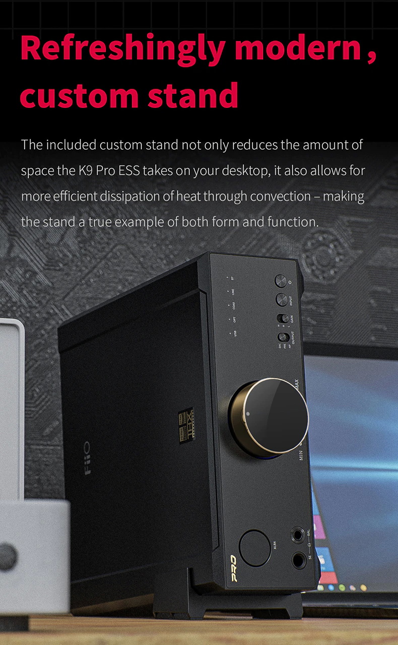 FiiO K9 PRO DAC/AMP ตั้งโต๊ะ เรือธง DAC ESS ES9038PRO x2, AMP THX AAA 788+ รองรับ MQA, LDAC, Dual Hi-Res ประกันศูนย์ไทย
