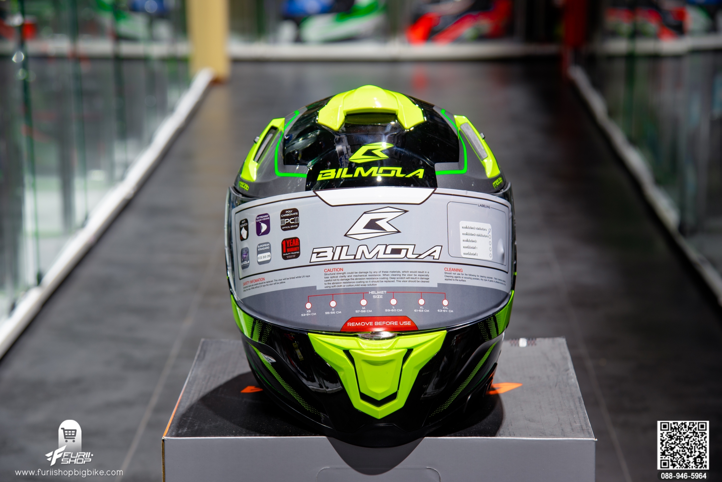 หมวกกันน็อค BILMOLA RAPLICON HG GREEN