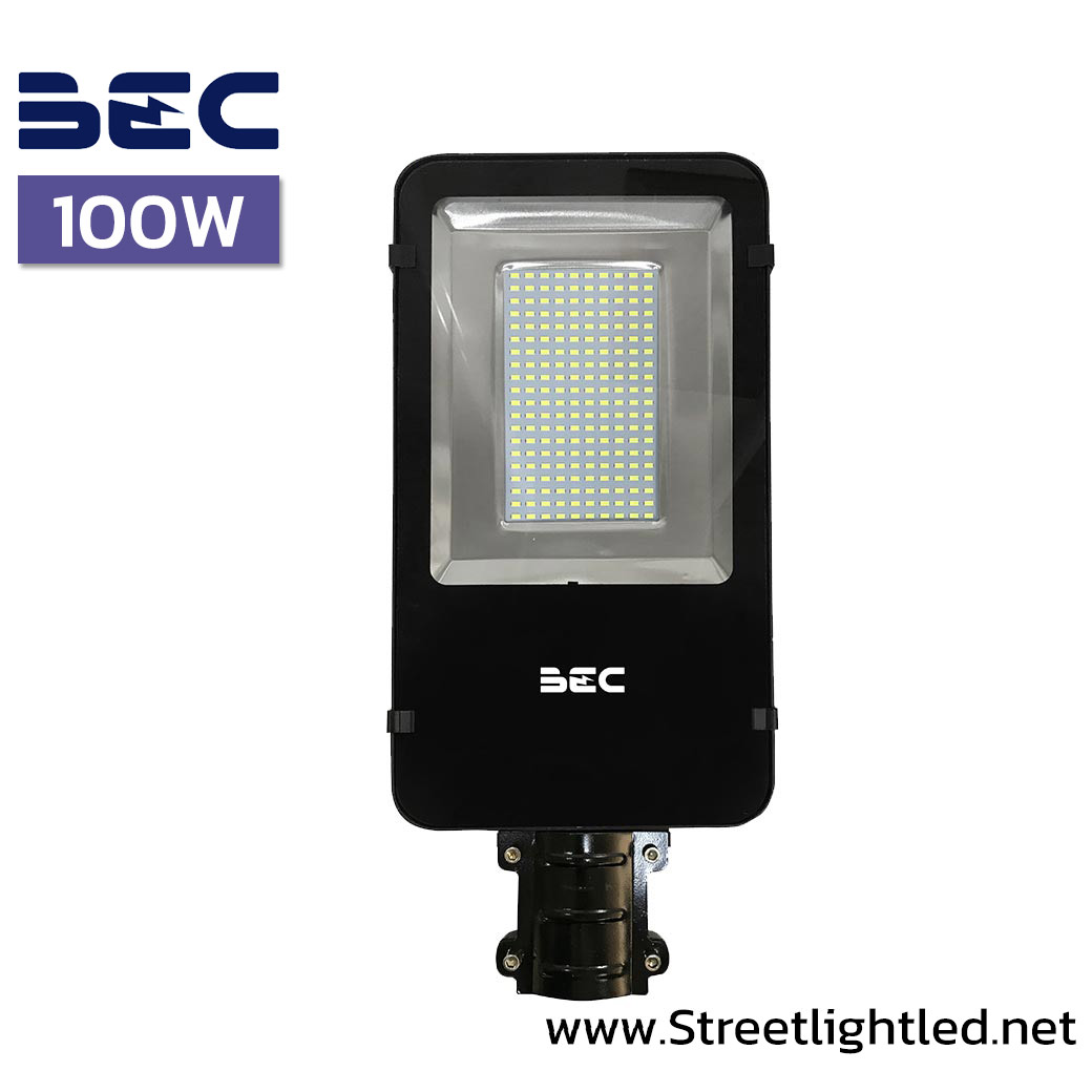 โคมไฟถนนโซล่าเซลล์ LED 100W BEC รุ่น PASO