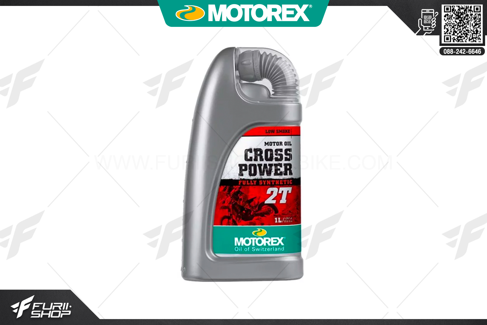 น้ำมันเครื่องมอเตอร์ไซค์ MOTOREX CROSS POWER 2T