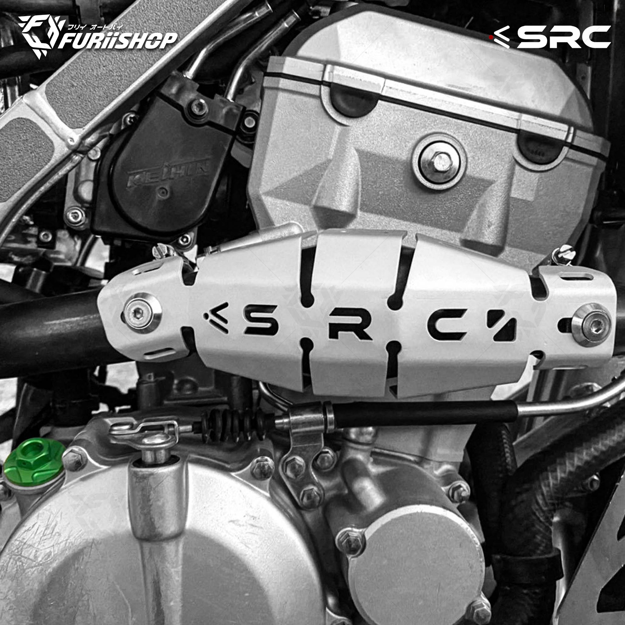 ครอบท่อEXHAUST HEAT GUARD FOR KAWASAKI KLX 300R