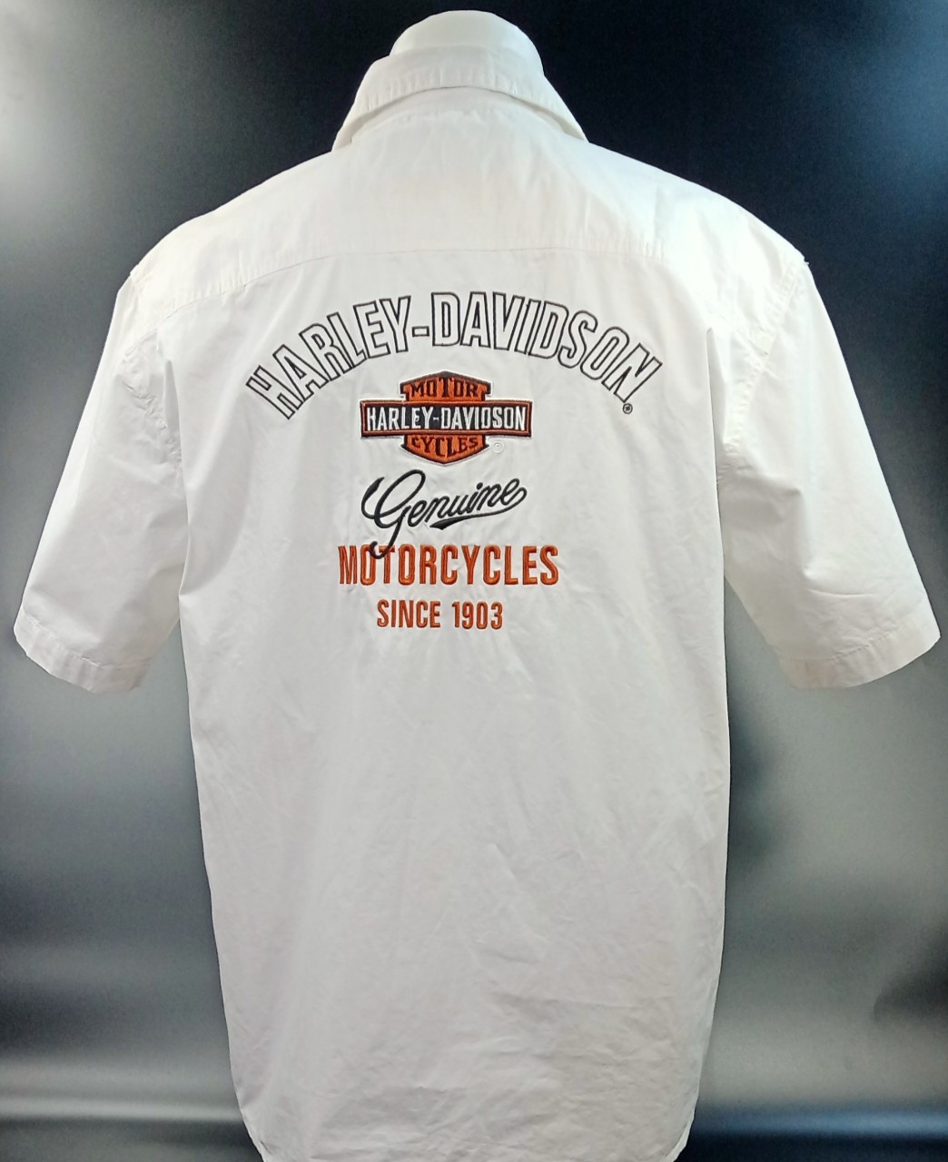 Shirt H-D แขนสั้นปักลาย #96169 ไซส์ L