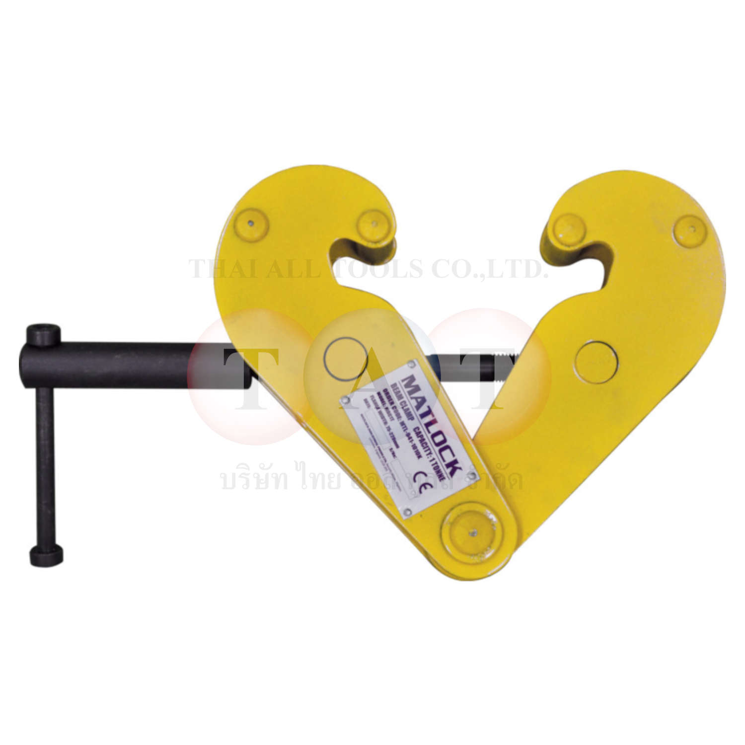 Matlock.1.0 TON BEAM CLAMP C/W CERTIFICATE