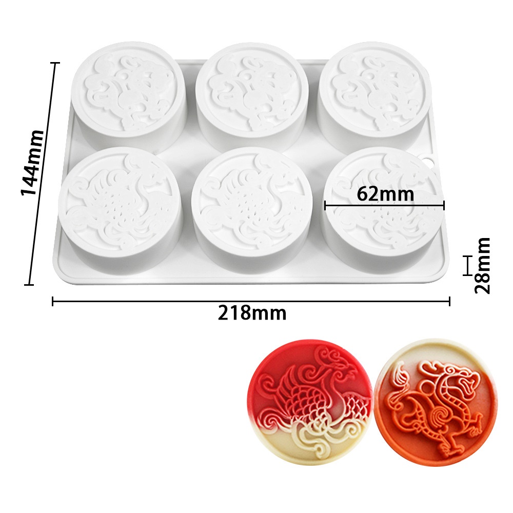 แม่พิพม์ซิลิโคน เค้กแม่พิมพ์มังกรฟินิก แม่พิพม์เค้ก