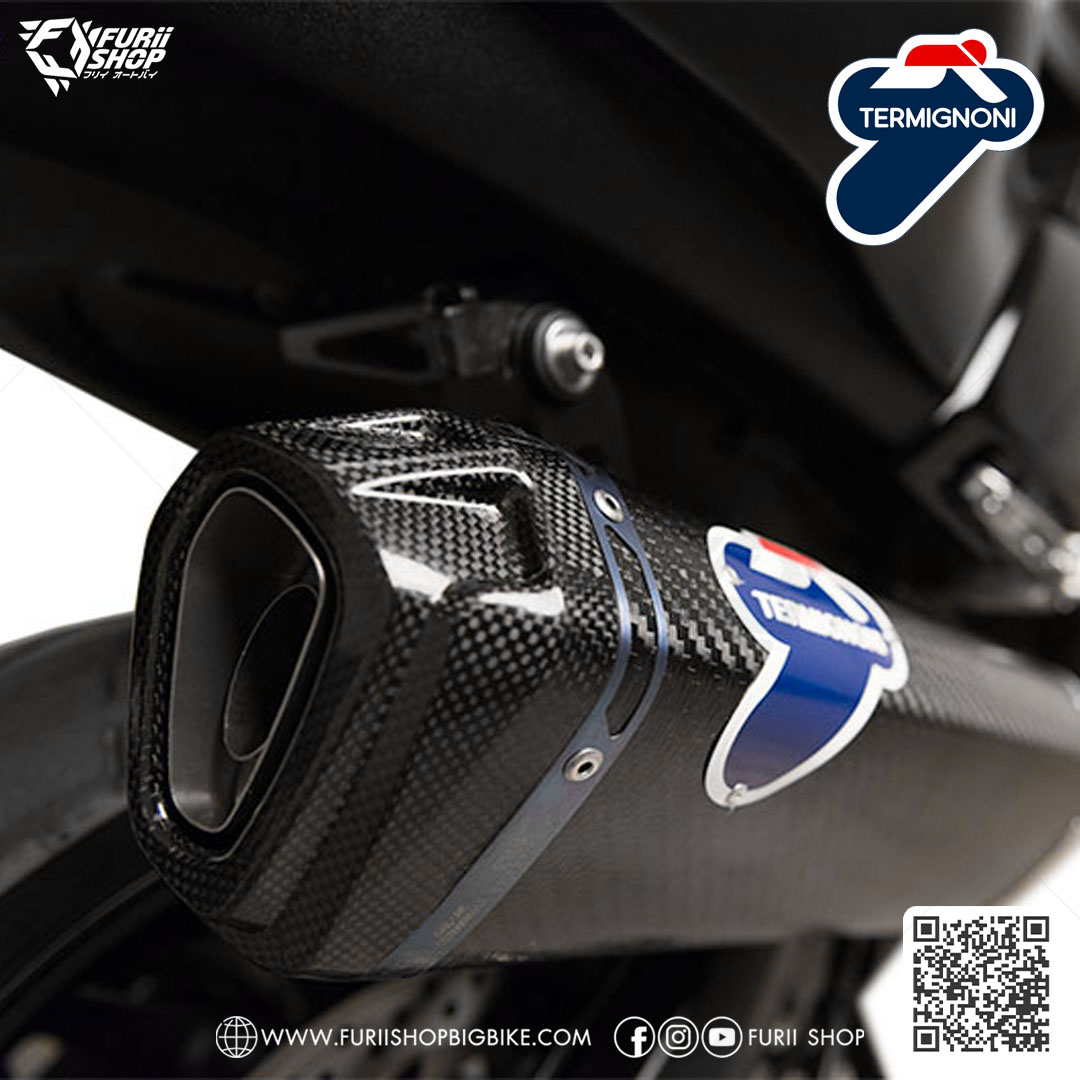 ท่อมอเตอร์ไซค์ Termignoni Carbon : for Yamaha TMAX530 SX/DX 2017-2019 & TMAX560 2020-2021