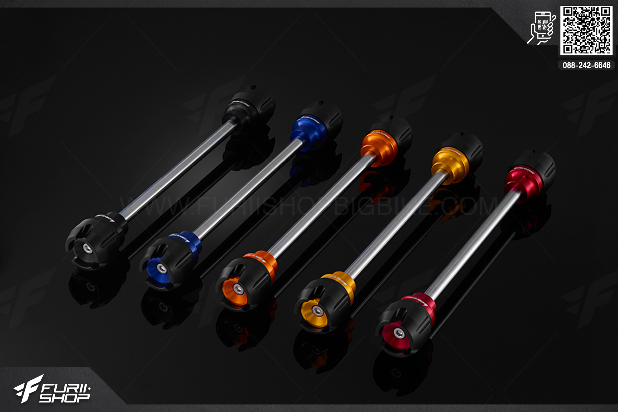 กันล้มหลัง Rear Wheel Axel Protection Bikers Yamaha M-Slaz