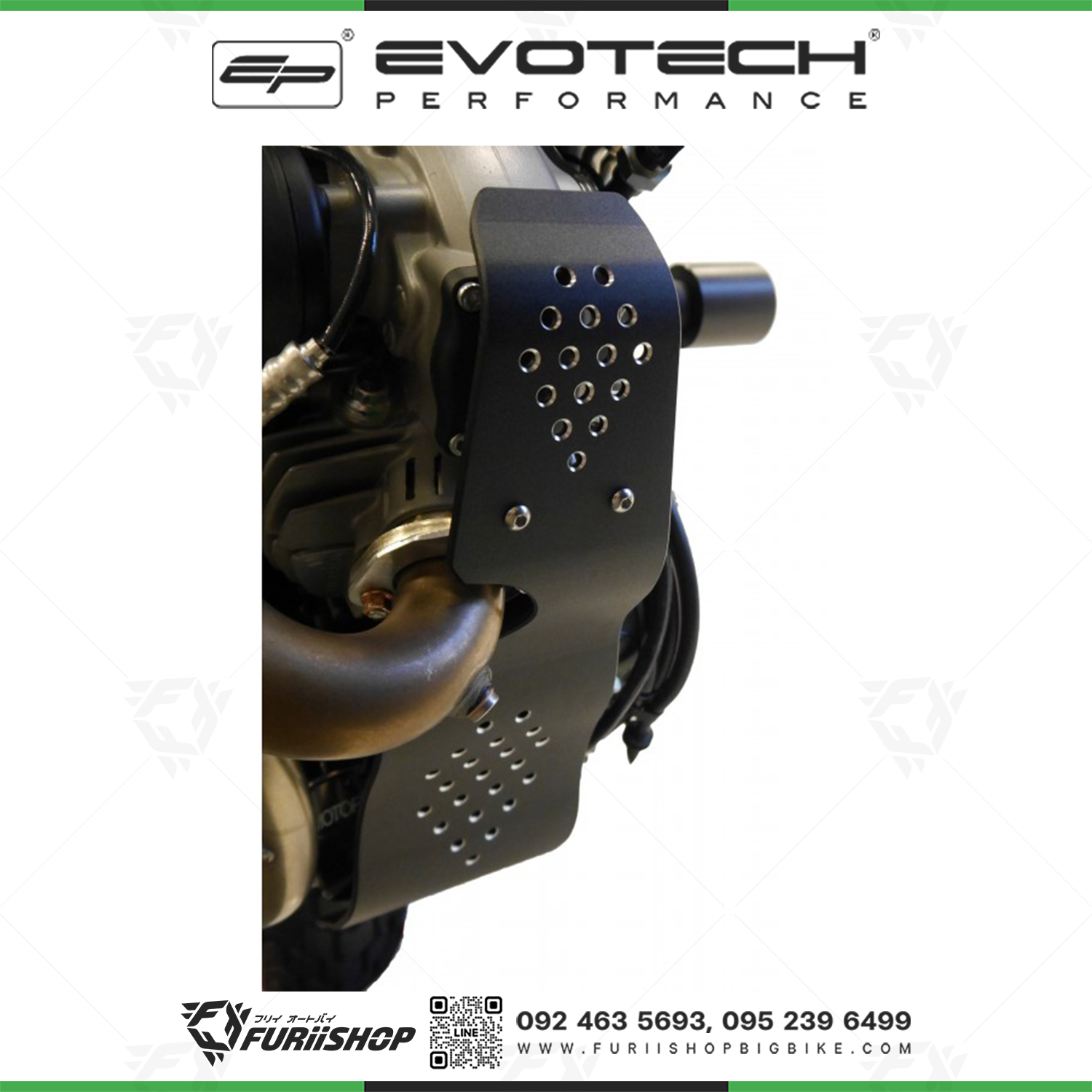 การ์ดเครื่อง EVOTECH DUCATI SCRAMBLER 400/800