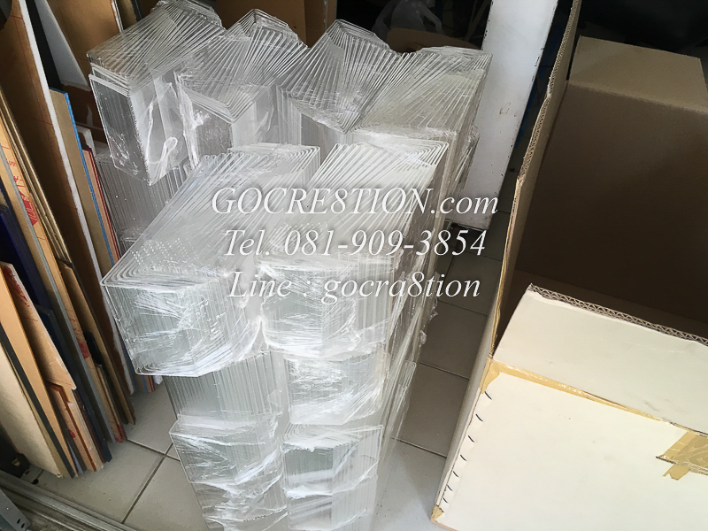 งาน อะคริลิค แปรรูป ตามแบบ April 2018 by GO CREATION