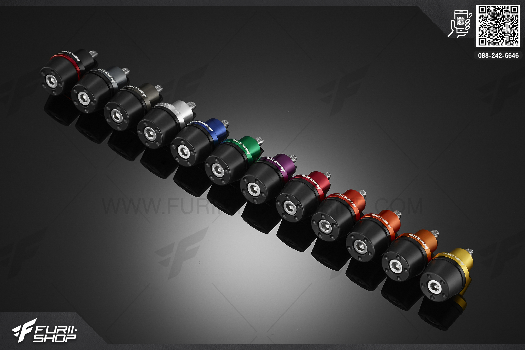 ชุดกันล้มบังโคลนหน้า (Front Fender Protectors Set (4 Pieces)) Bikers Kawasaki NINJA 650 ABS (2012-2016)