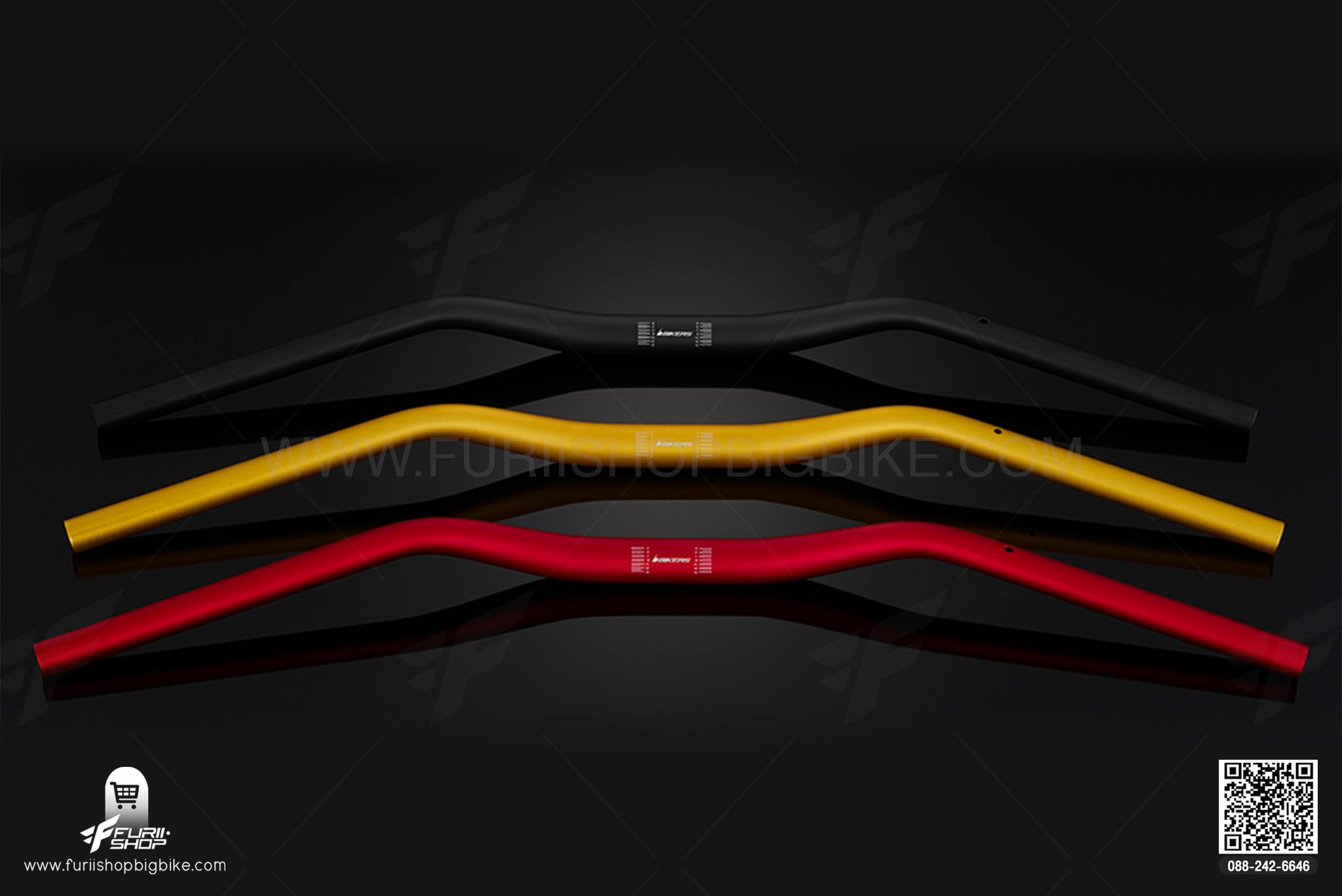 แฮนด์ Fat Bar 28.6 mm Ducati MONSTER795-796